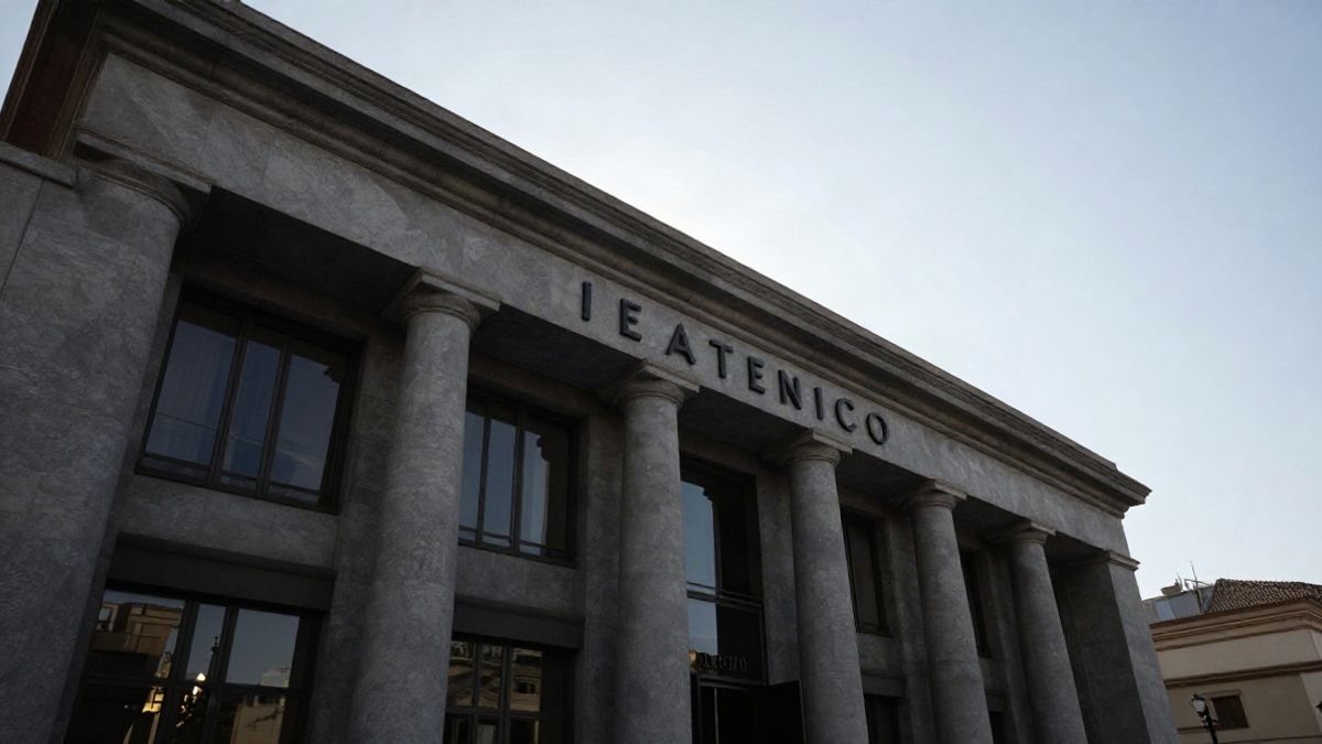 Imagen ilustrativa: un edificio bancario moderno con un cielo despejado de fondo, representando el contexto financiero en España.