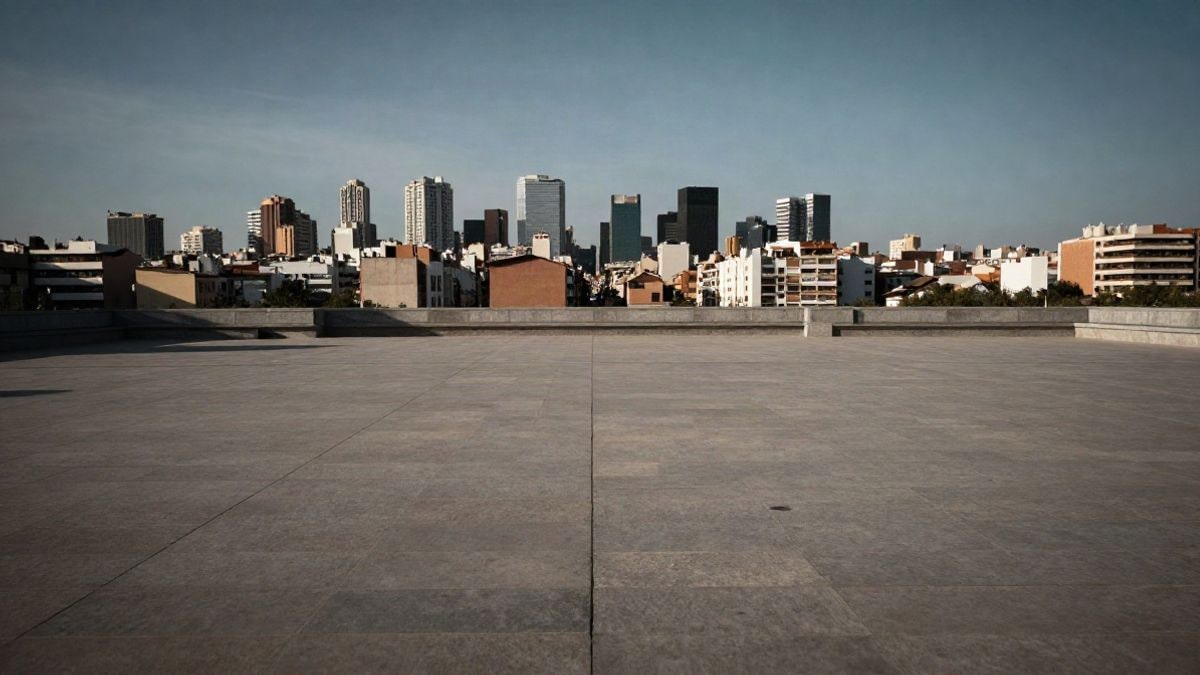 Illustrative image: panoramic view of an urban skyline with plenty of negative space, symbolising investment opportunities.