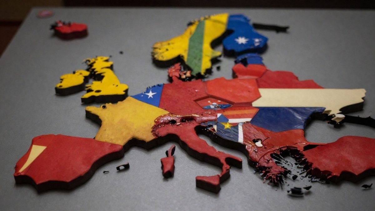 Illustrative image: abstract representation of a macro-platform for public procurement in Europe, symbolising the unification of processes between countries.