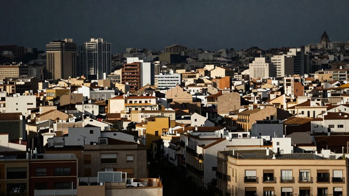 Illustrative image: view of residential buildings in a Spanish urban context, representing the real estate market.