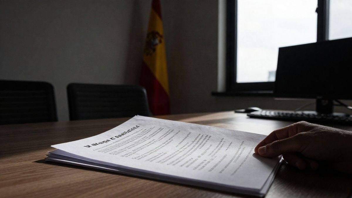 Illustrative image: empty office with natural light and documents on the table, symbolising the discussion on salary policies.