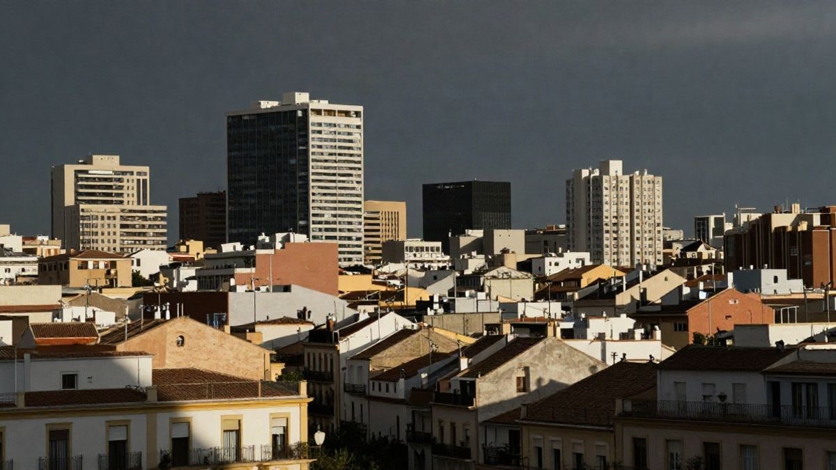 Imagen ilustrativa: vista de un horizonte urbano con edificios residenciales, sin personas ni lugares identificables.