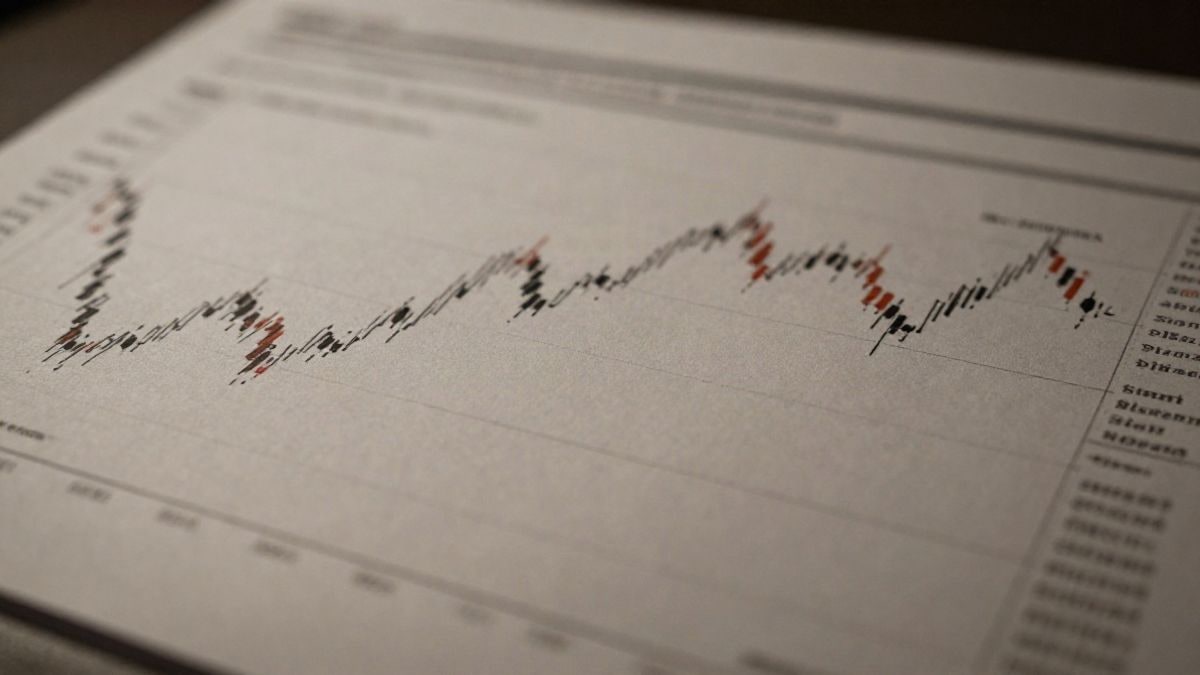 Illustrative image: financial graphs and market trends on a neutral background.