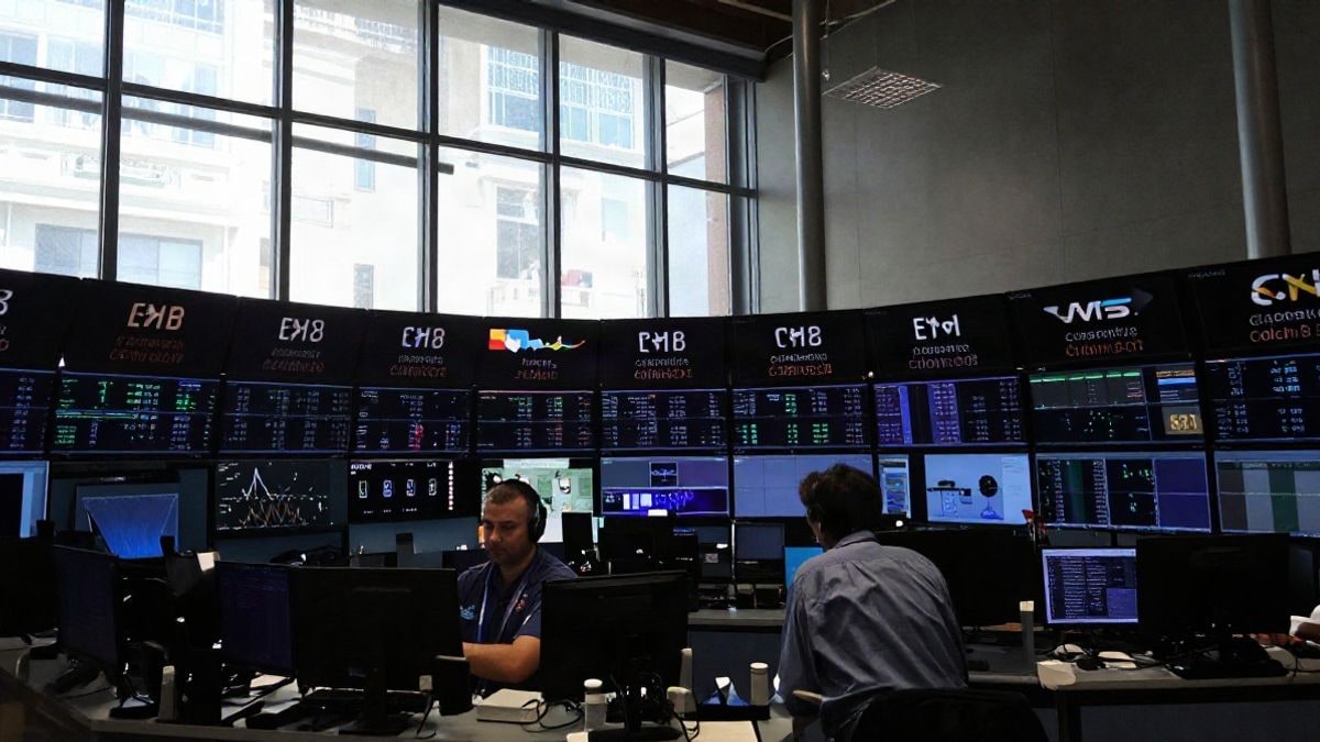 Illustrative image: scene of a stock exchange with natural light, without people or identifiable elements.