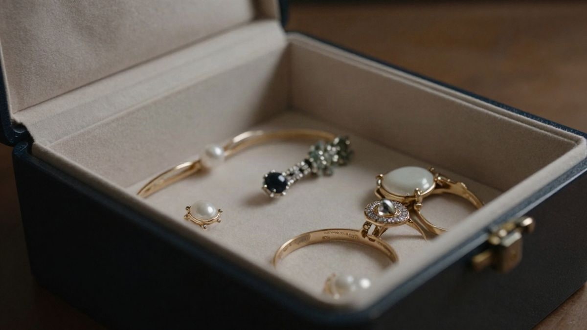 Illustrative image: a luxury jewellery box with elegant pieces inside, softly lit to highlight the details.
